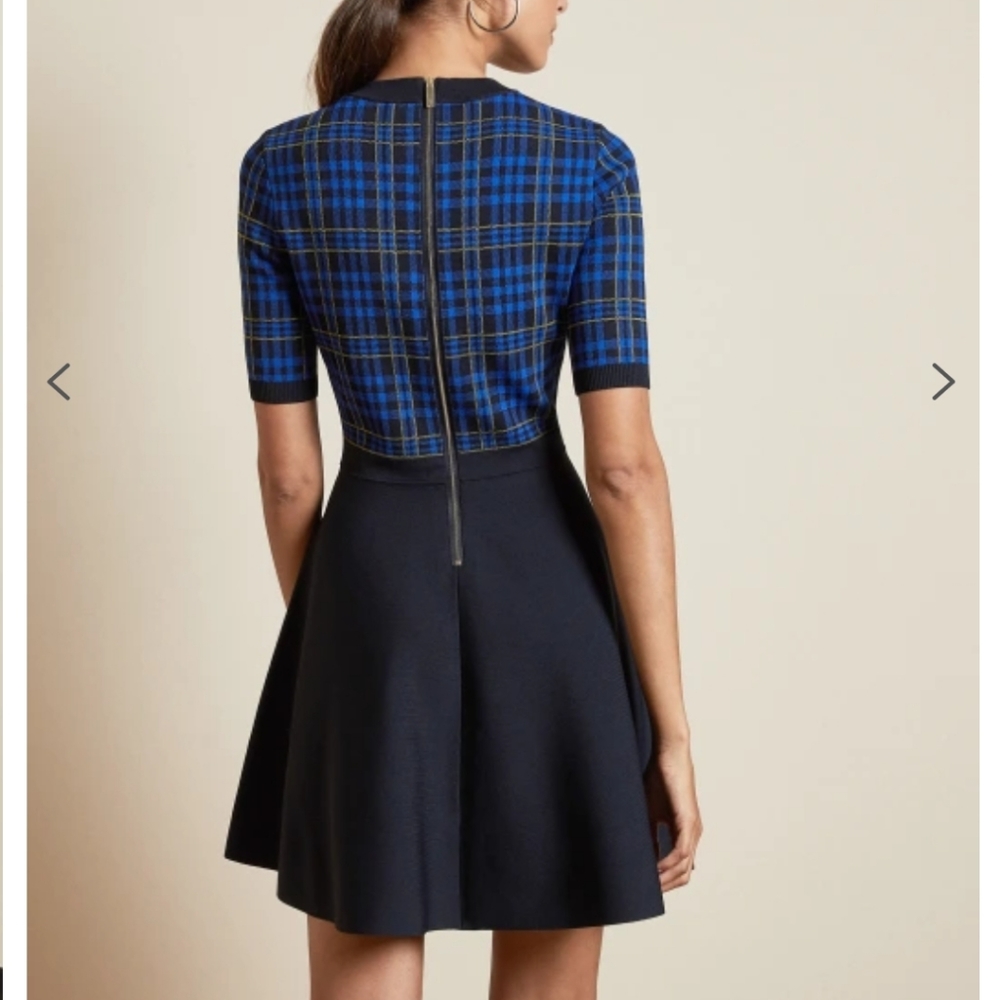 🍒NWT🍒 TED BAKER KNITTED SKATER DRESS - Picture 5 of 12